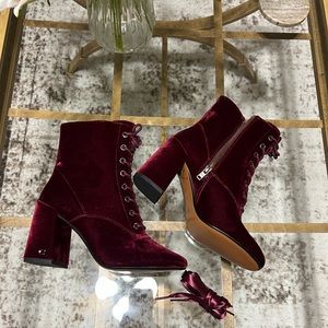 COPY - Coach Edie Lace up booties
